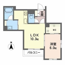 向洋駅 徒歩2分 2階の物件間取画像